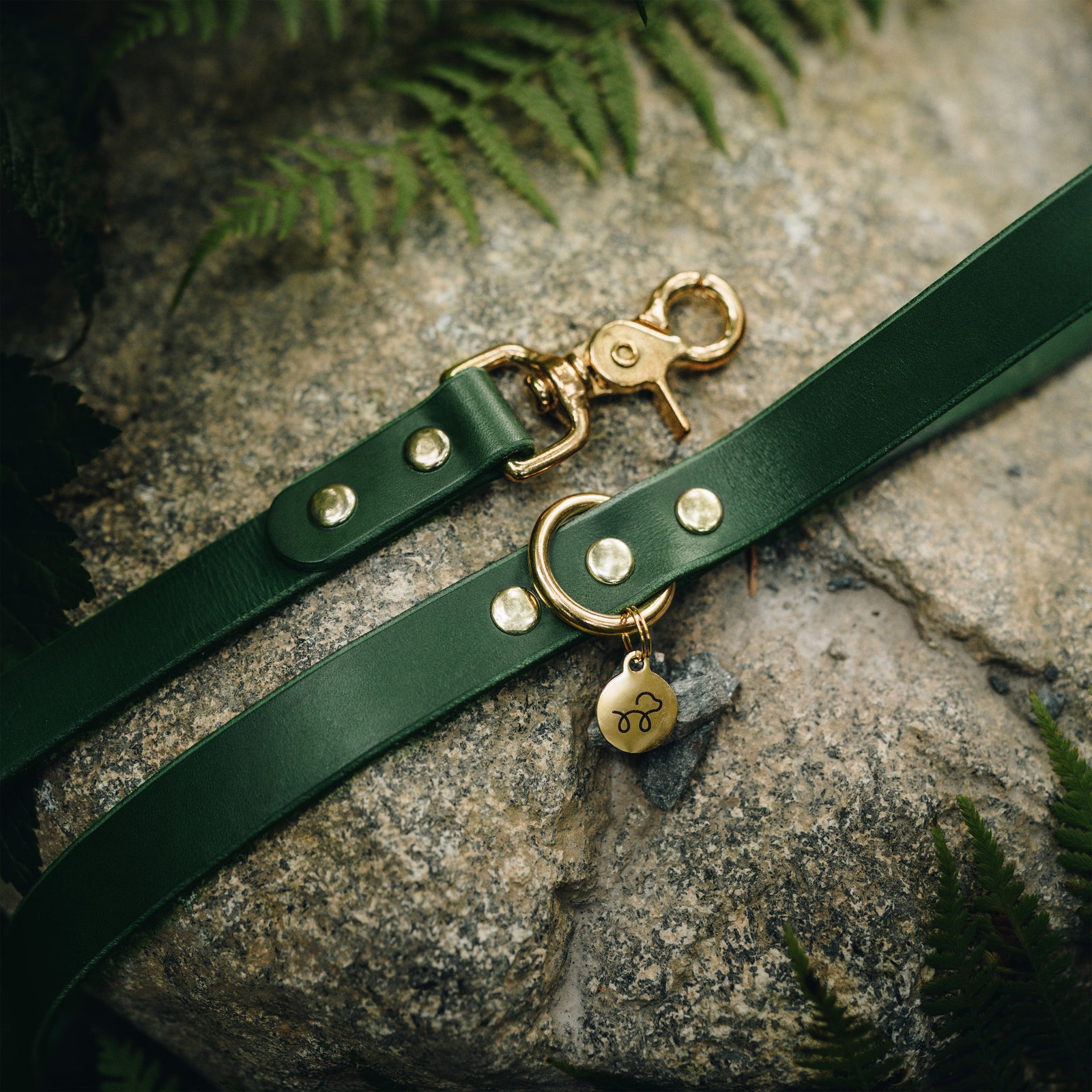 Mustard Yellow Leather Lead