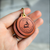 Rabbit Chaser - Double Saddle Tan Leather ID Tag