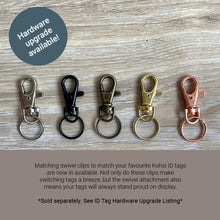 Load image into Gallery viewer, Engraved pet picture on leather keychain