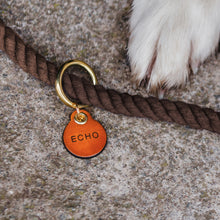 Load image into Gallery viewer, Caramel latte - Brown ombré luxury personalised 100% cotton rope lead/leash
