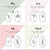 Birth Flower With Birth Stone - Double Saddle Tan Leather ID Tag